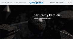 Desktop Screenshot of globgranit.pl