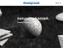 Tablet Screenshot of globgranit.pl